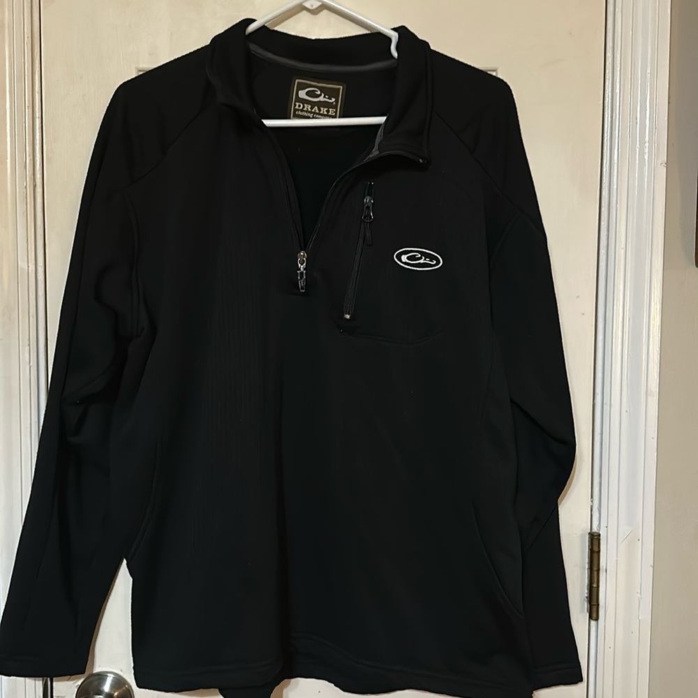 Black Drake pullover 1/4 zip men’s Medium new condition
